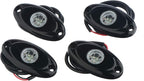 YONEDA 4 Pods Green Rock Lights 6000K Ultra Bright LED Neon Underglow Light IP68 Waterproof for Trucks SUV UTV ATV RZR Car Boats Pickup Motorcycle