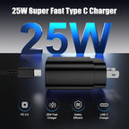 2Pack 25W USB C Charger for Samsung Galaxy S24 Ultra, Super Quite Fast Charging Type C Block with 6FT C to C Cord for Samsung Galaxy Tab S9 S8 S23 Ultra S22 Ultra S23 S22+ S22 S21 Note 10 Plus 20