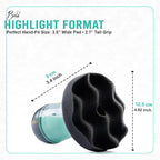 Flow Tire Shine Applicator Pad for Cars & Trucks, Reusable Tire Dressing Applicator, No-Drip Streak-Free Finish, Works with Tire Shine Gels, Sprays & Dressings