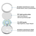 2PCS LED Lamp Kit 001 for Bambu Lab H2S/P2S/P1P/A1 Makerworld 3D Prints | 5V USB Powered, 3000K Warm White, Power-Off Color Storage, Adjustable Brightness & Color, DIY Hardware Spare Parts