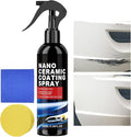 Car Ceramic Coating Spray - 100ml Exterior Paint Interior Polishing Solution | 17 * 7.2 * 4cm Car Coating Detail Spray for Sedans Suvs Pickups Minivans Motorcycles