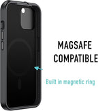 Spy-Fy iPhone 15 Privacy Case with Camera Covers Front and Rear | Magsafe compatible and Kickstand | Protect Your iPhone and Privacy | 6-Foot Drop Proof | 6,1 Inch | Camera Protection by Valenta