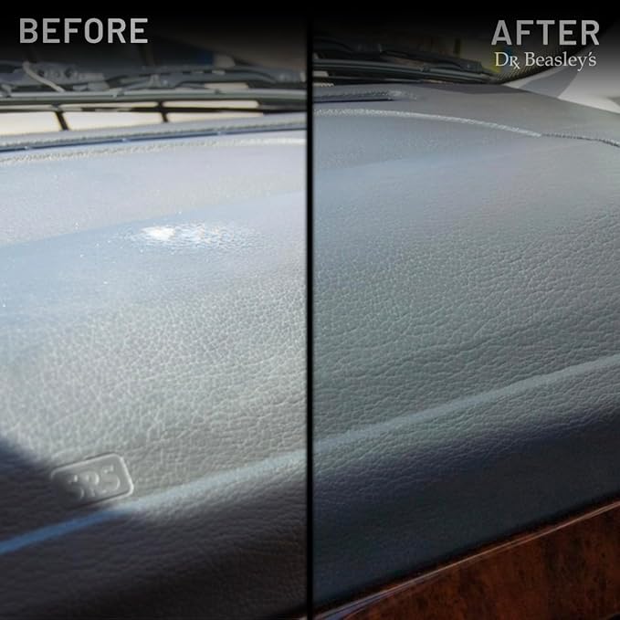 Dr. Beasley's Opti-Surface Cleanser for Autos - P,owerful Inorganic Stain Remover, Specially Formulated for Vinyl & Plastic, Non-Oily Matte Finish, 1 Gal
