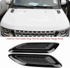 Exterior Hood Air Vent Outlet Wing Trim ABS Plastic Hood Air Vent Trim Replacement for 2012-2018 Sport 2014-2018 Discovery 4 2010-2016 2 2007-2014 (All Black)