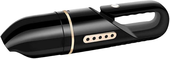 Cordless Handheld Car Vacuum Cleaner with High Power Rechargeable Battery, for Home, Office and Car Interior Cleaning (Color : Black)