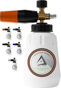 DBR Tech® Foam Cannon for Pressure Washer | Pro-Grade, 1.1mm Orifice, 1000-4000 PSI, Orange