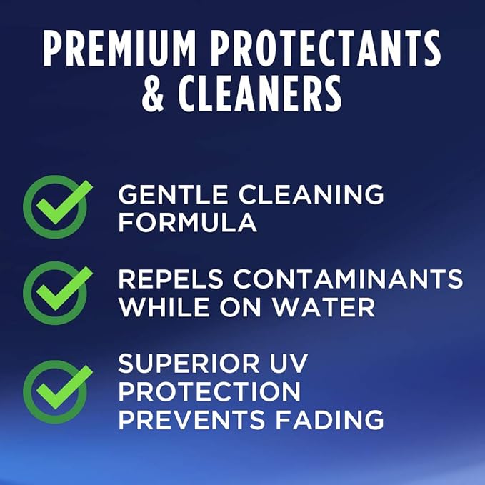 303 Marine Quick Wax - Quick & Easy - 90 Days Of Protection - Provides a Slick, Protective, Glossy Shine - Use On Wet / Dry Surfaces - Carnauba Wax, 32oz. (30213)