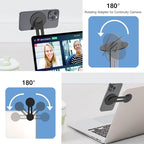 Laptop Phone Mount Magnetic Phone Holder for Monitor for MagSafe iPhone 17 16 15 14 13 12 & All Phones Phone Side Mount Adapter for Computer Monitor Display for Tesla, Phone Laptop Bracket Accessories