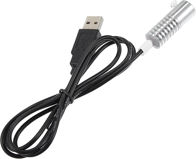 ACROPIX 5mm 0.20" 2W LED Aluminum Light Source Illuminator Decoration USB LED Light for Car DIY White - Pack of 1