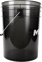 Maxshine 5 Gallon Universal Detailing Bucket (Black) – Car Wash Bucket for Scratch-Free Washing, Auto Detailing & Garage Storage – Holds Soap, Foam Cannon, Brushes, Microfiber Towels & More