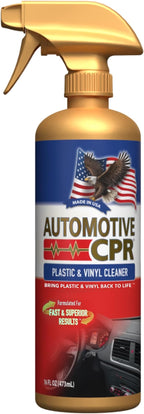 Heavy Duty Plastic & Vinyl Cleaner 16 oz – Deep Clean Spray for Vinyl Seats, Dashboards, Door Panels & Exterior Trim – Non-Greasy, Residue-Free Finish for Cars, Trucks & SUVs