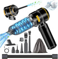 WINWEND Car Vacuum Cleaner High Power - 22000PA Portable Cars Vacuum 4 in 1 Compressed Air Duster & Air Blower & Pump Hand Held Vacuum Cordless with Brushless Motor for Car Home Office Black