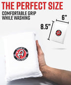 Adam's Polishes Microfiber Car Wash Sponge (2 Pack) – Premium Scratch Free Mitt for Car Cleaning | Car Detailing Accessory Works with Bucket, Car Shampoo, Foam Cannon or Foam Gun | Boat RV Motorycle