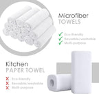 Avalon Towels Microfiber Cleaning Cloths (Value Pack of 100) - Size 12 x 12 Inches, Highly Absorbent Cleaning Rags, Lint Free, Reusable and Washable, Microfiber Towels for Cars