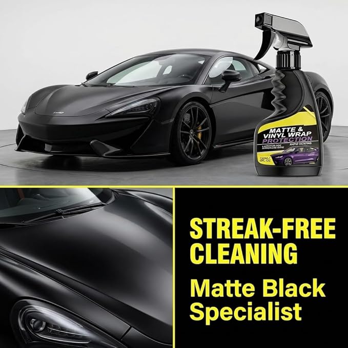 2026 New Matte & Vinyl Wrap Protection Spray, Vinyl Wrap Protection Spray, Ceramic Spray Sealant, Effect Coating Agent Rapid Ceramic for Glossy & Matte Finishe (1Pcs)
