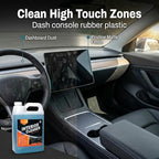 Magic Finish Interior Cleaning Spray (1 Gallon) – All-in-One Car Cleaner Spray for Seats, Dashboards & Consoles – Fast-Acting Car Cleaning Supplies for Rubber, Plastic, Carpet & Upholstery