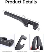 Hiseanllo Car Seat Gap Filler 2 Pack, Universal Fit PU Leather Car Seat Gap Plug to Fill The Gap Between Seat and Console, Car Seat Crevice Blocker Stop Things from Dropping