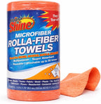 Rolla-Fiber Towels – Microfiber Washable Roll of Tearable Towels, Soft & Lint-Free, Reusable Up to 50 Washes – Like Paper Towels for Cleaning & Detailing