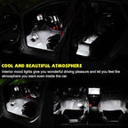 Car LED Strip Light, 48 LEDs RGB Neon Interior Atmosphere Lights, 12V Under Dash Ambient Night Light, USB Port Auto Interior Decorative Lamp, Universal Car Accessories (White)