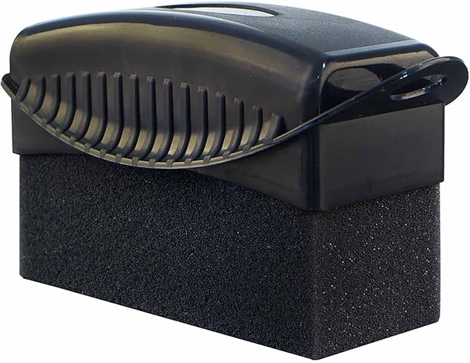 Black Soft Dressing Shine Sponge with Tire Applicator Tire Shine Applicator Dressing Pad Tire Cleaning Sponge Polishing Sponge Wax Car Detailing Foam Sponge Tool Buffing and Polishing Pads