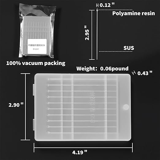 ESD Safe Anti-Static Gel Swabs for Electronics Cleaning - Stainless Steel Handle, Non-Abrasive Tips for Camera Sensor, PCB, Computer Chips, Circuit Boards | 10-Pack, No Residue, Lab Use