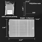 ESD Safe Anti-Static Gel Swabs for Electronics Cleaning - Stainless Steel Handle, Non-Abrasive Tips for Camera Sensor, PCB, Computer Chips, Circuit Boards | 10-Pack, No Residue, Lab Use