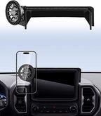 Car Phone Holder for Ford Bronco Sport 2021-2024 Accessories Automobile Cradles Magnetic Phone Mount Compatible with MagSafe, Magnets Cell Phone Base(Only FIT 8-INCH, NOT FIT 2025, NOT FIT Bronco)