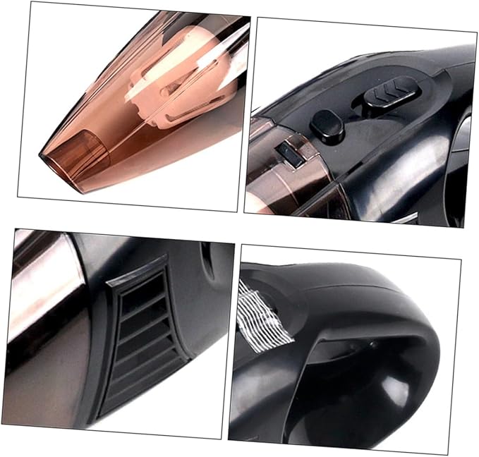 12v Car Vacuum Cleaner Handheld Compact Wet Dry Auto Dust Collector Black
