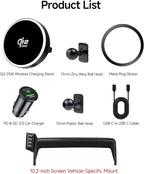Qi2.2 Max 25W Fast Wireless Car Charger Phone Holder for 2014-2018 BMW The X5 / 2015-2019 BMW X6 10.2-Inch Screen, Magnetic Phone Mount Compatible with MagSafe