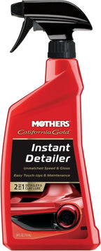 Mothers California Gold Instant Detailer, 24 oz. – Removes Smudges, Dust & Fingerprints, Boosts Gloss & Slickness, Lubrication for Clar Bars, Quick Touch-ups & Maintenance Between Washes (08224)