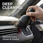 10-Piece Car Interior Cleaning Kit - 3 Natural Boar Hair Brushes, 3-in-1 AC Vent Brush, 160g Non-Toxic Gel, Microfiber Duster, 100ml Food-Grade Spray Bottle | Multi-Scenario for Auto