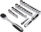Amazon Basics 173-Piece General Household Hand Tool Set with Storage Case, Portable Tool Kit for Home Maintenance and Everyday Repairs