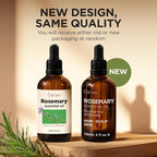 100% Pure Rosemary Essential Oil - 4 Fl Oz - Rosemary Oil for Hair, Skin, Diffuser, Aromatherapy & DIY Candle Making Scent