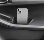 LUWU Door Tray Organizer Compatible with 2015-2025 Porsche Macan S/T/GTS Accessories Center Console Organizer Armrest Console Storage Box Insert Tray ABS Material Black 4PCS (Not for Macan EV)