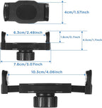 2 Pack Ball Mount Phone Holder Clip 17mm Ball Mount Clip Balls Joint Connector Socket Replacement Rotating Balls Head with Fixed Nut for Car Wireless Charger Cellphone Clamp Selfie Hose Stand Bracket