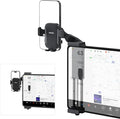 Adjustable Tesla Phone Mount Car Phone Holder for Model 3 and Model Y, No Glue Required,Center Console Display iPhone Holder, Touchscreen Phone Mount for Tesla Fits for All Phone(Black)
