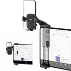 Adjustable Tesla Phone Mount Car Phone Holder for Model 3 and Model Y, No Glue Required,Center Console Display iPhone Holder, Touchscreen Phone Mount for Tesla Fits for All Phone(Black)