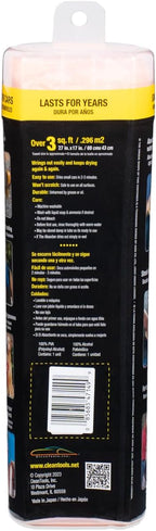 The Absorber® Large 27-Inch x 17-Inch - Synthetic Premium Drying Chamois Cloth for Car - Super Absorbent, Scratch-Free and Washable (Orange)
