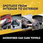 HOMEXCEL Grey Microfiber Cleaning Cloth 20 Pack 11.5 x 11.5 inch Microfiber Towels for Cars Ultra Absorbent Car Washing Cloth Lint Free Streak Free Cleaning Rags for Car Kitchen Window