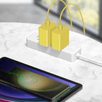USB C Charger Type C Charger Fast Charging 10FT 45W Samsung Chargers 2-Pack with iPhone Air/17/17 Plus/17 Pro/17 Pro Max/16/16 Plus/16 Pro/16 Pro Max/15/15 Pro Max/iPad Pros/Galaxy S25 S24(Yellow)