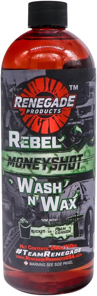 Renegade Products USA Wash, Shine & Protect Mini Kit for Home Detailing & Car Care 9 Piece Set