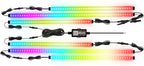 Car Underglow Lights Chasing Color , Upgraded Bluetooth Led Strip Light with Dream Color Chasing 212 Mode, Music Mode, DIY Mode, APP Control Underbody Strip Kit for Car, 35Inch & 47Inch, 6PC Pack