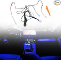 HIGH FLYING 2019-2025 for Toyota RAV4 Center Console Dashboard LED Light Strip with On+Off Switch 3pcs Car Interior Accessories (Blue)