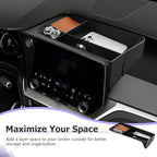 LUWU for 2025 2026 Lexus TX Dashboard Storage Tray 2024 2025 2026 Lexus TX 350/500h/550h+ 14-inch Behind Screen Organizer Center Console Display Box Dash Tray Lexus TX 2026 (Only for 14" Screen)
