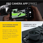 FJORDEN Pro Bundle for iPhone 16 Pro Max - Includes Fjorden Camera Grip, (MagSafe Compatible) iPhone Case, Black Rope Strap & Carry Case - Shoot Like A Pro with Your iPhone