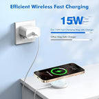Magnetic Wireless Charger,[Apple MFi Certified]iPhone Charger Apple Mag-Safe Charger with 15W 3.3FT iPhone Fast Magnetic Charging Pad for iPhone 17 Pro Max/17 Air/16 Pro/16/15 Pro Max/14/13/12/AirPods