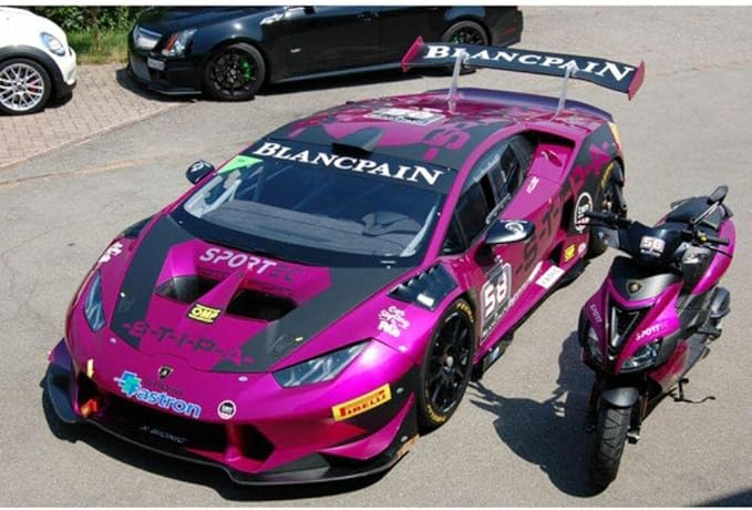 3M Car Wrap Roll 2080 Gloss Fierce Fuchsia | G348 | (5ft x 8ft (40 Sq/ft)) | Automotive Vinyl Wrap for Cars - Car Interior Wrap & Exterior | w/Free Instawraps Pro Glove