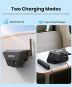 AUTO-VOX 2 Solar Wireless Backup Camera System: 7.2” 1080P HD Monitor, 3-Min Quick Installation for Wider Rear & Trailer View, IP69K Waterproof Back Up Camera for Truck, RV, Camper, Horse/Boat Trailer