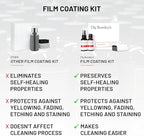 Dr. Beasley's Film Coating Kit, 12 fl oz - Ceramic Coating Protects PPFs, Wraps, Vinyl from Yellowing, Fading, Etching, Staining. Includes Film Coating, Prep, Foam Block Applicator, 2 Suede Cloths
