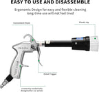 GOCCIDA High Pressure Tornado Dry Car Cleaning Gun Detailing Air Tool Air Blow Gun for Car Detailing Car Duster High Pressure Interior Cleaner Car Interior Detailing Kit with Brush Nozzle